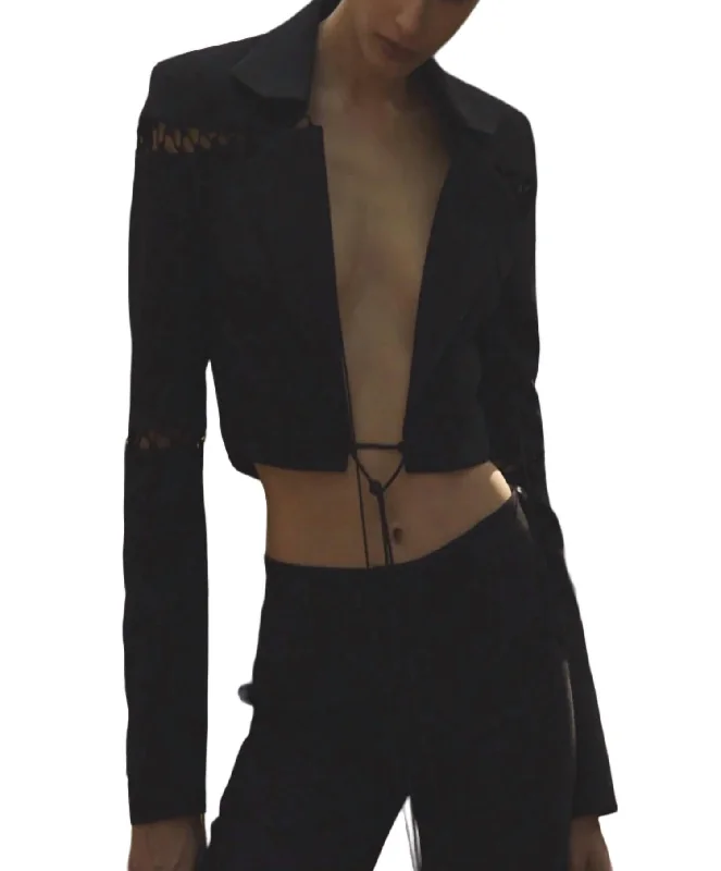 Sycamore Blazer In Black Women's Luxurious Jacket