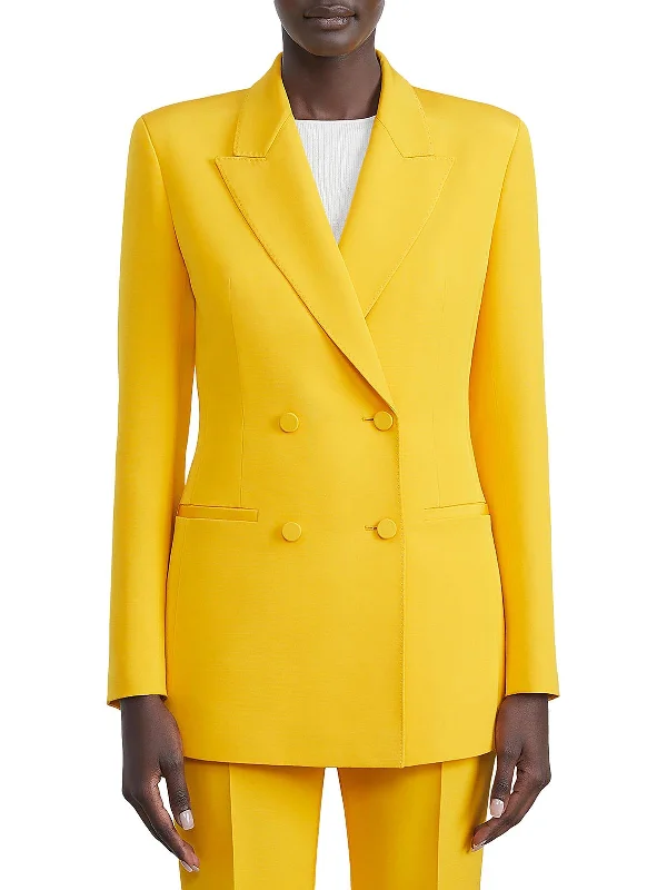 Womens Suit Separate Business Double-Breasted Blazer Women's Classic Blazer