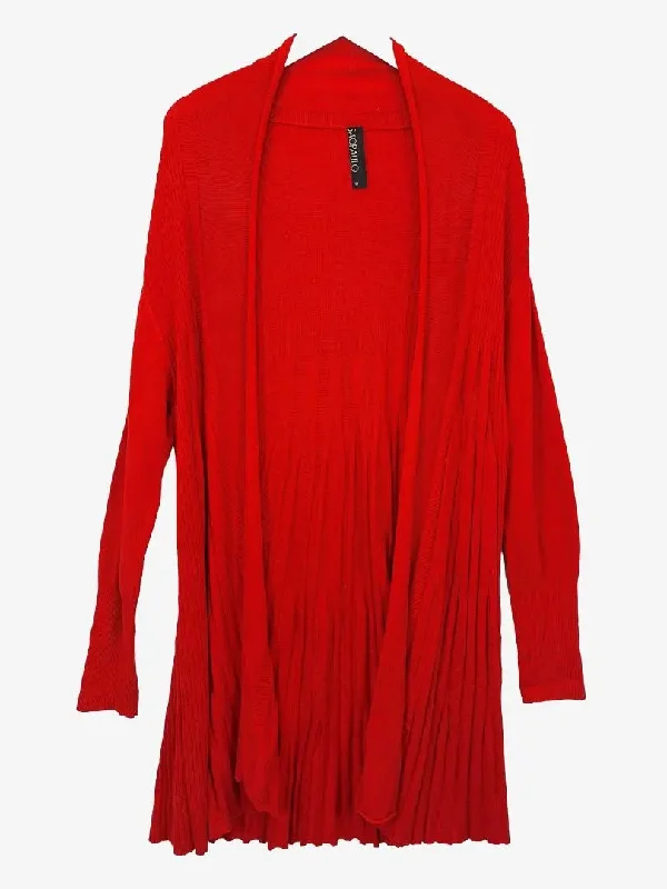 Assorted Brands Staple Cherry Longline Cardigan Size 16 Spandex Blend Rayon Blend Denim Blend