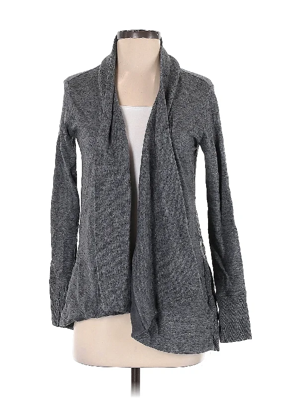 Cardigan Mesh Cardigan Canvas Denim