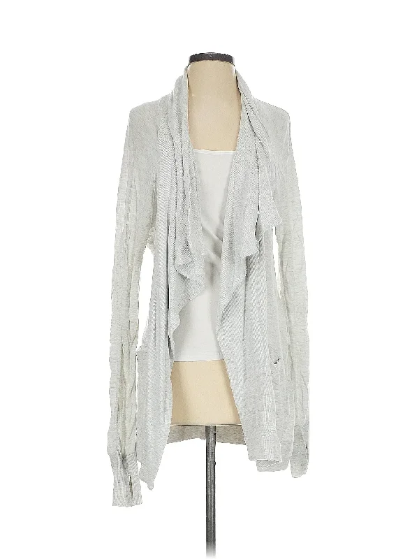 Cardigan Solid Print Embellished