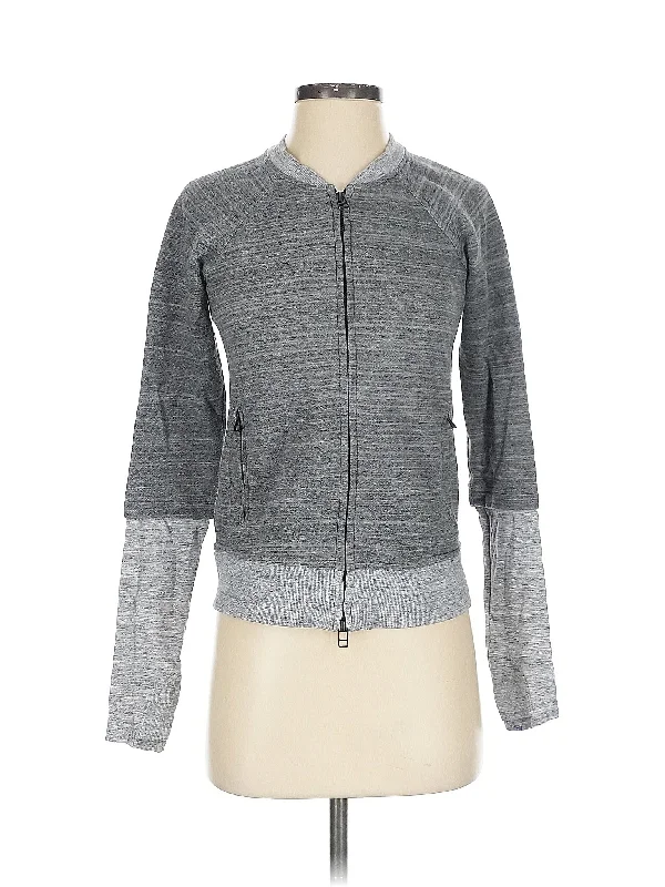 Cardigan Ribbed Striped Patterned