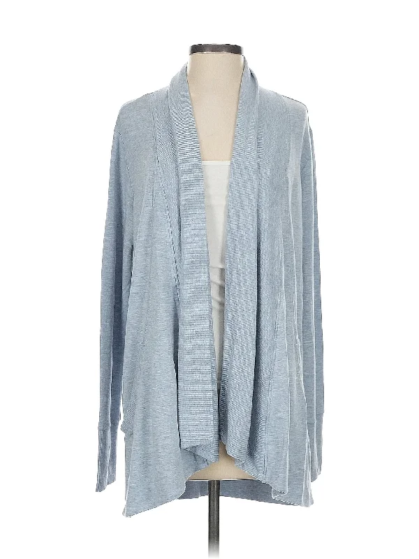 Cardigan Solid Color Striped Floral Print