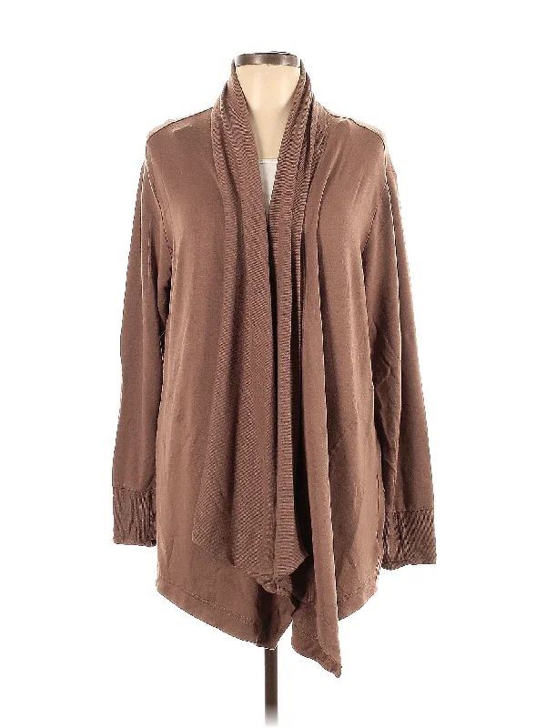 Cardigan Ribbed Striped Patterned