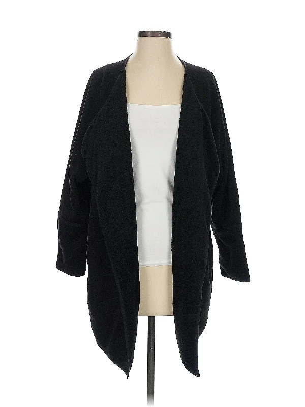 Cardigan Front Pockets Side Pockets Patch Pockets