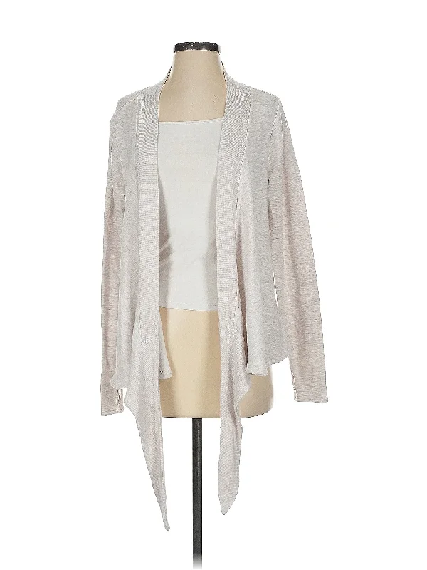 Cardigan Solid Print Embellished