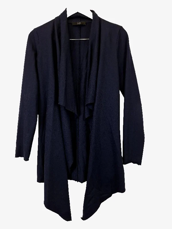 Saba Waterfall Midnight  Cardigan Size XXS Cashmere Blend Cotton Blend Poly Blend