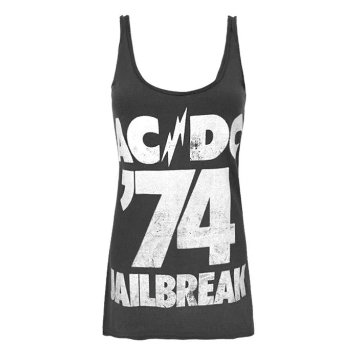 Amplified Womens/Ladies AC/DC Jailbreak 74 Tank Top yoga tank top
