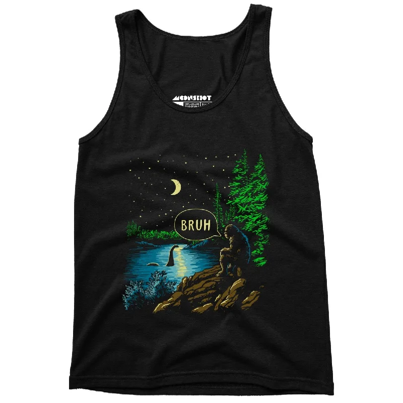 Bigfoot Bruh - Unisex Tank Top cute tank top