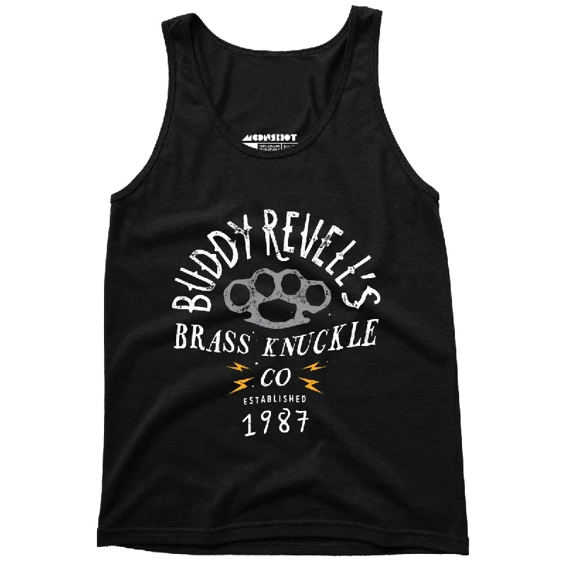 Buddy Revell's Brass Knuckle Co. - Unisex Tank Top chic tank top
