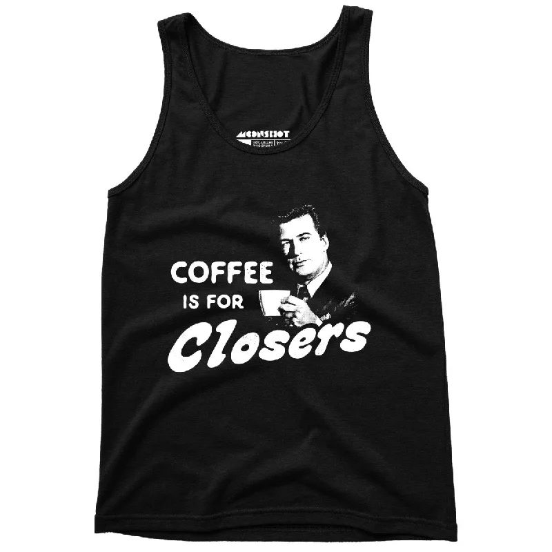 Coffee is For Closers - Unisex Tank Top cropped tank top