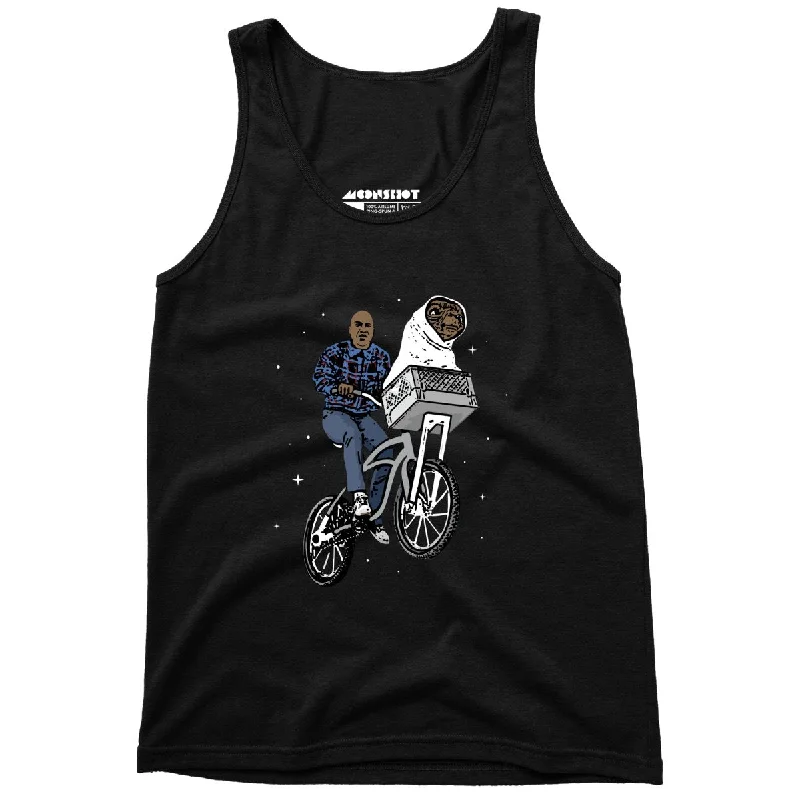 Deebo + Extra Terrestrial Bike Parody Mashup - Unisex Tank Top modal blend tank