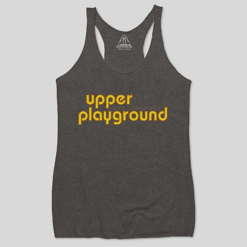 RETRO WOMEN'S RACERBACK TANK gold tank top