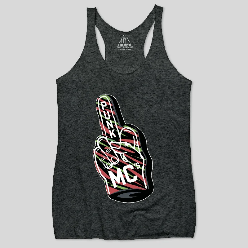 PUNK MC WOMEN'S RACERBACK TANK cherry red tank