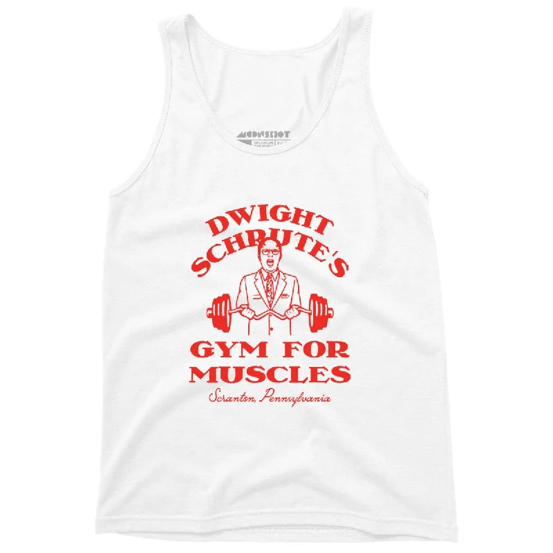 Dwight Schrute's Gym For Muscles - Unisex Tank Top flowy tank top