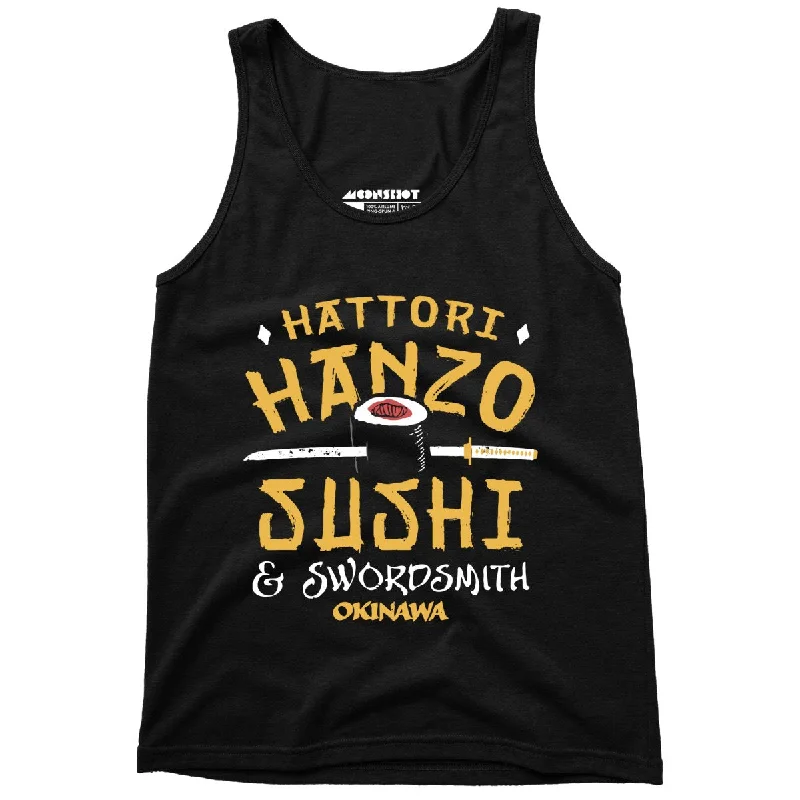 Hattori Hanzo Sushi & Swordsmith - Unisex Tank Top striped tank top