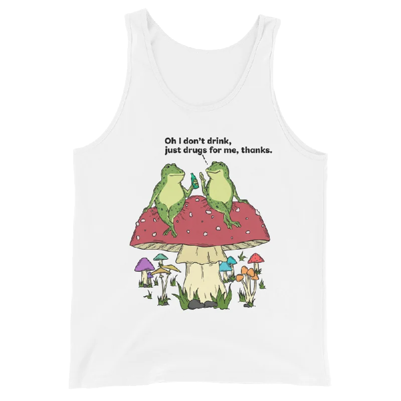 I Don't Drink Graphic Tank Top relaxed fit tank