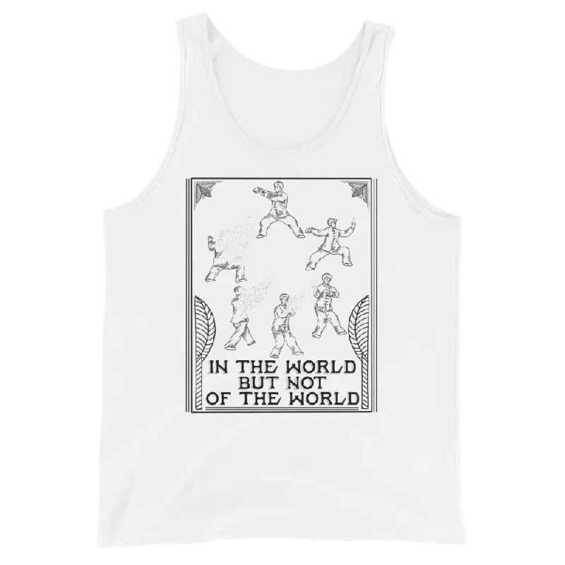 In The World But Not Of The World Graphic Tank Top relaxed fit tank