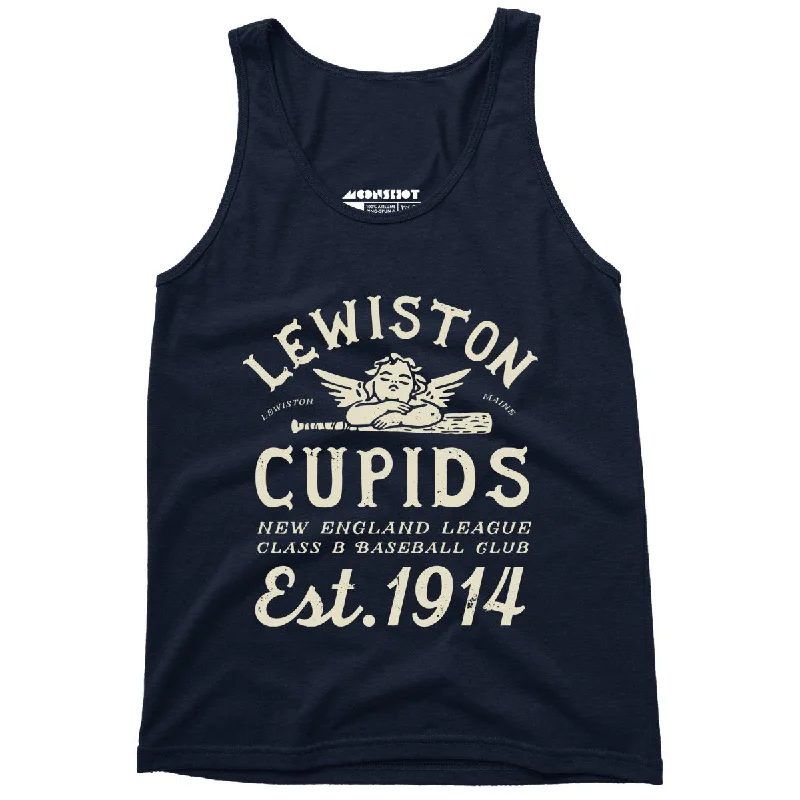 Lewiston Cupids - Maine - Vintage Defunct Baseball Teams - Unisex Tank Top peekaboo tank top