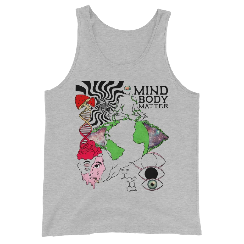 Mind Body Matter Graphic Tank Top pastel tank top