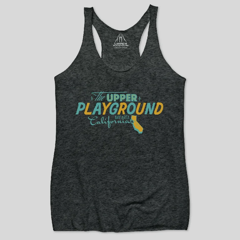 SIGN PAINTER WOMEN'S RACERBACK TANK lime green tank