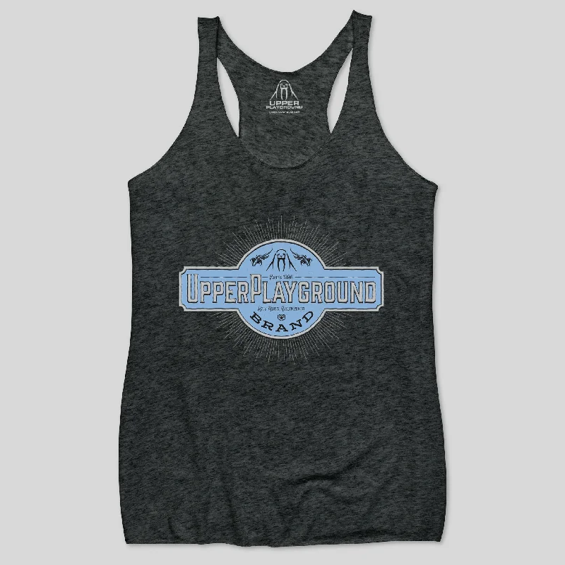 SUNBEAM WOMEN'S RACERBACK TANK charcoal tank top
