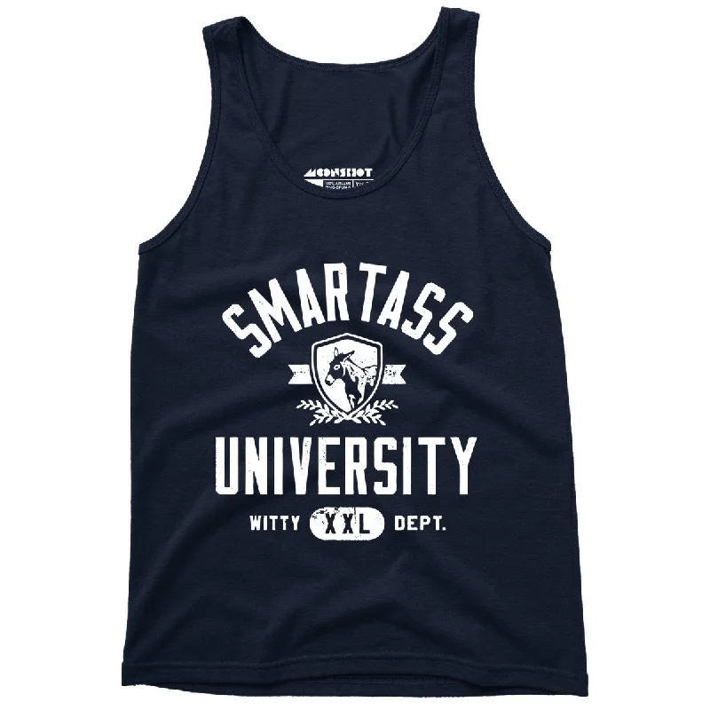 Smartass University - Unisex Tank Top strappy tank top