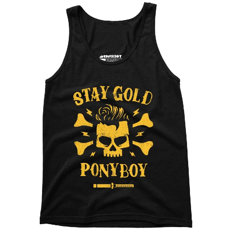 Stay Gold Ponyboy - Unisex Tank Top lavender tank top