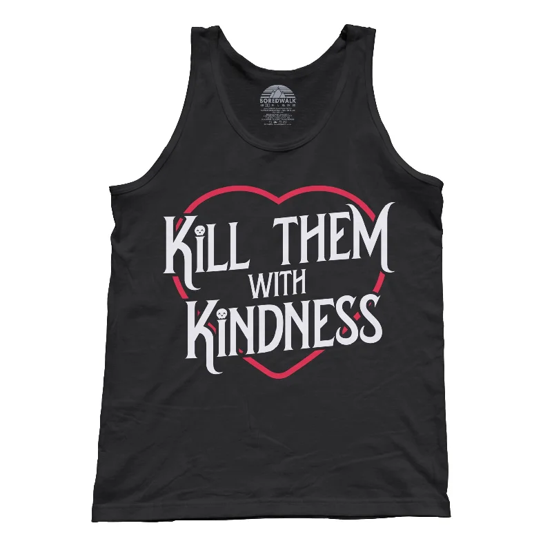 Unisex Kill Them With Kindness Tank Top stylish tank top