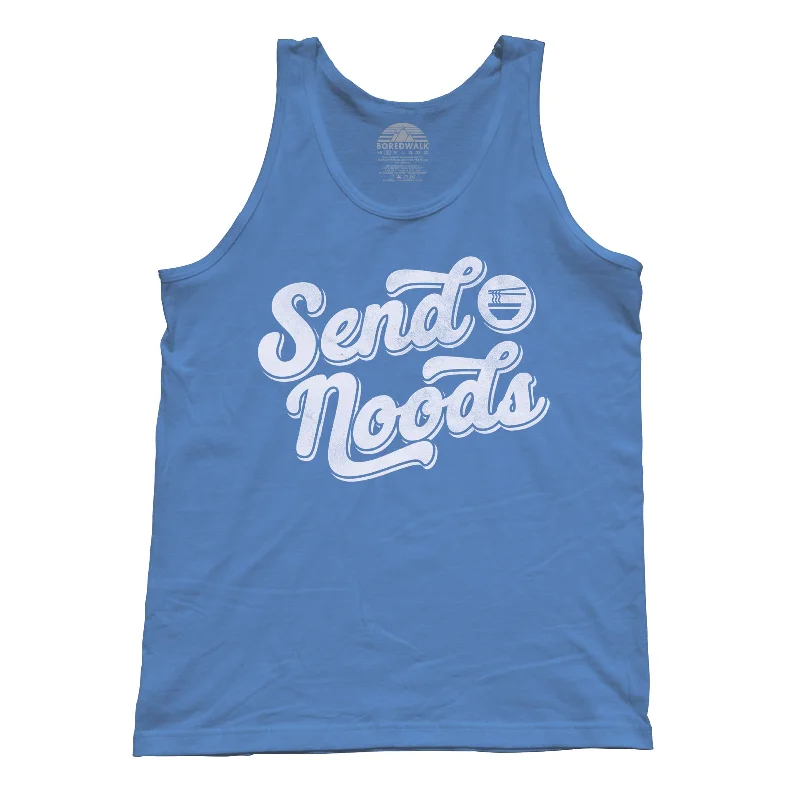 Unisex Send Noods Tank Top - Asian Food Pho Ramen bright tank top