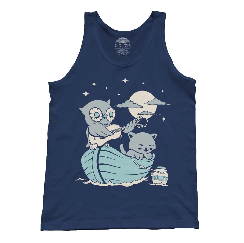 Unisex The Owl And the Pussycat Tank Top - By Ex-Boyfriend sleep tank top