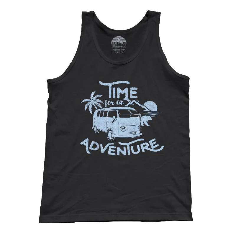 Unisex Time For An Adventure Tank Top black tank top