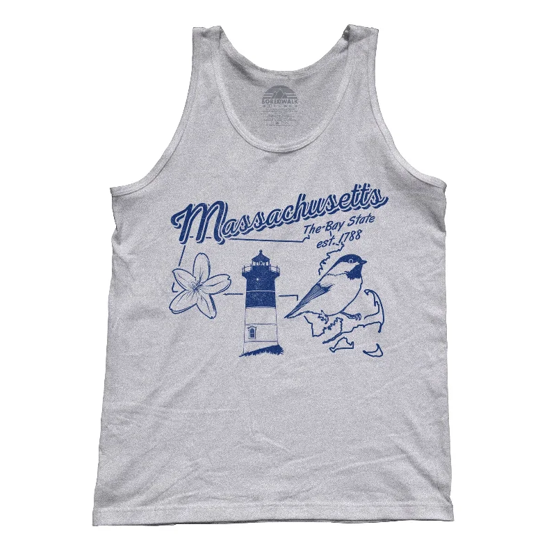 Unisex Vintage Massachusetts Tank Top cropped tank top