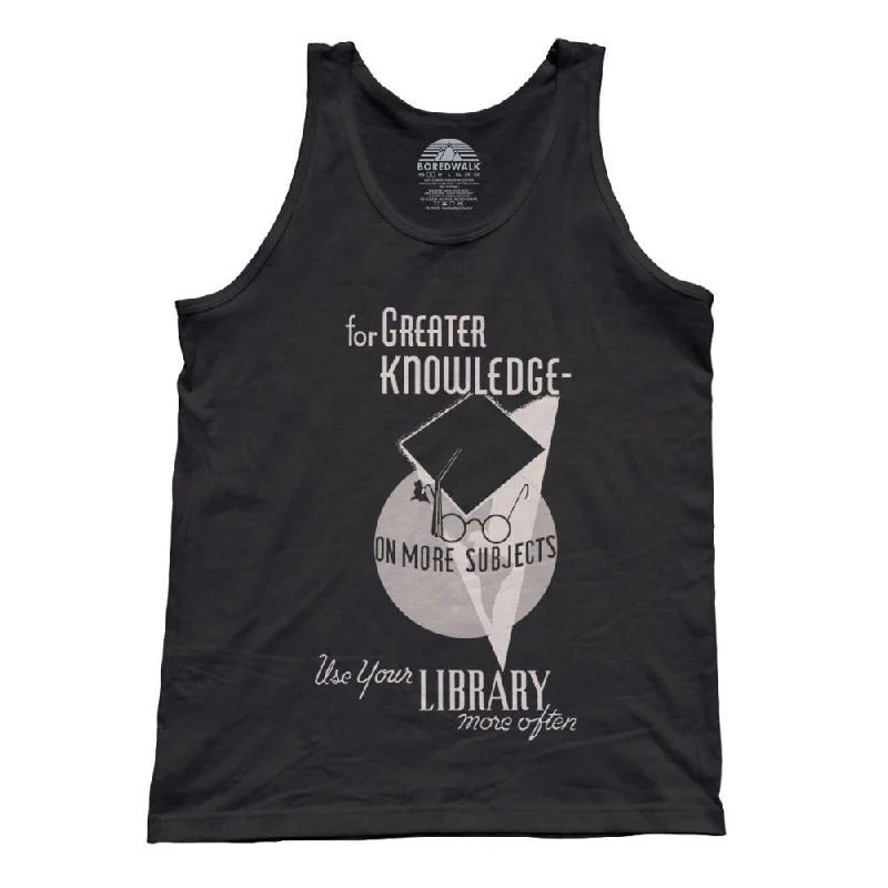 Unisex Visit Your Library Vintage Tank Top bright tank top
