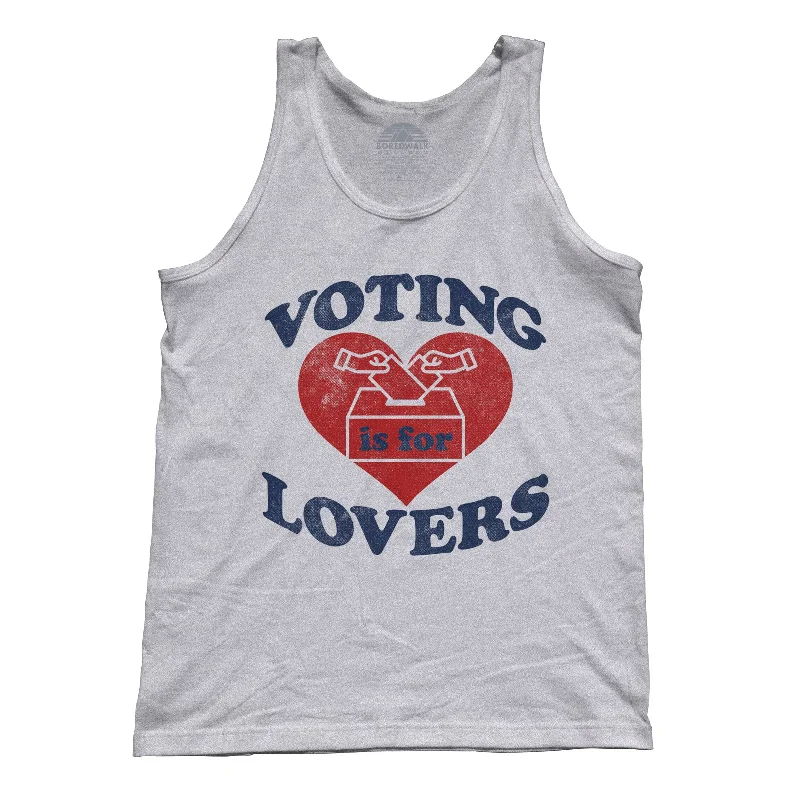 Unisex Voting Is For Lovers Tank Top flirty tank top