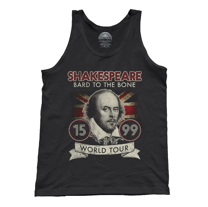 Unisex William Shakespeare Bard to the Bone Tour Tank Top crossback tank top