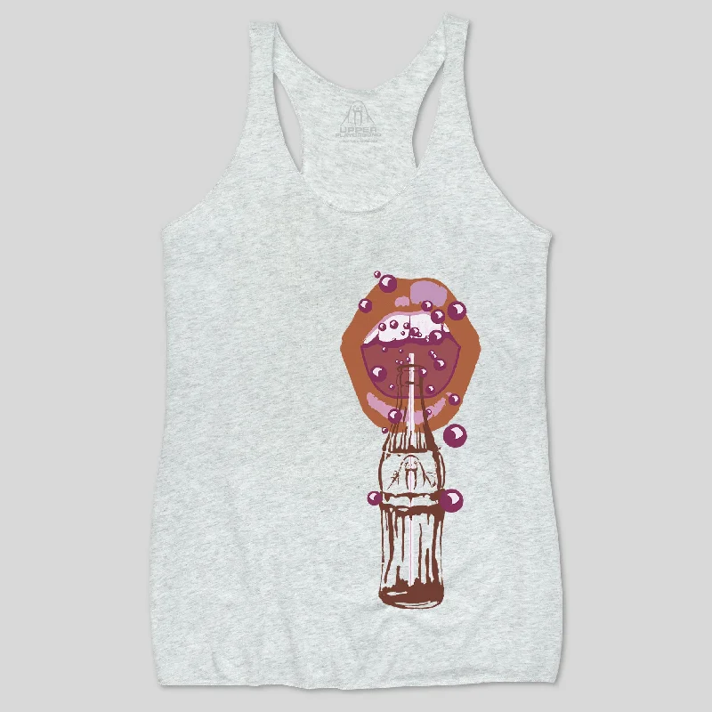 COLA WOMEN'S RACERBACK TANK tie dye tank