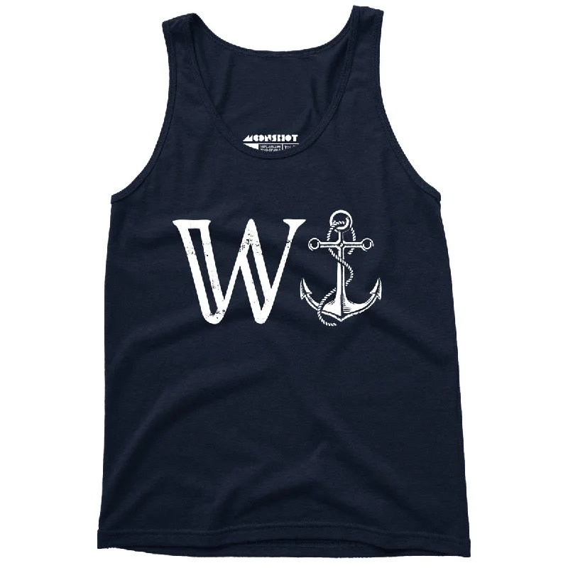 W Anchor - Unisex Tank Top rhinestone tank top