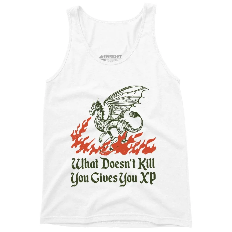 What Doesn't Kill You Gives You XP - Unisex Tank Top crossback tank top