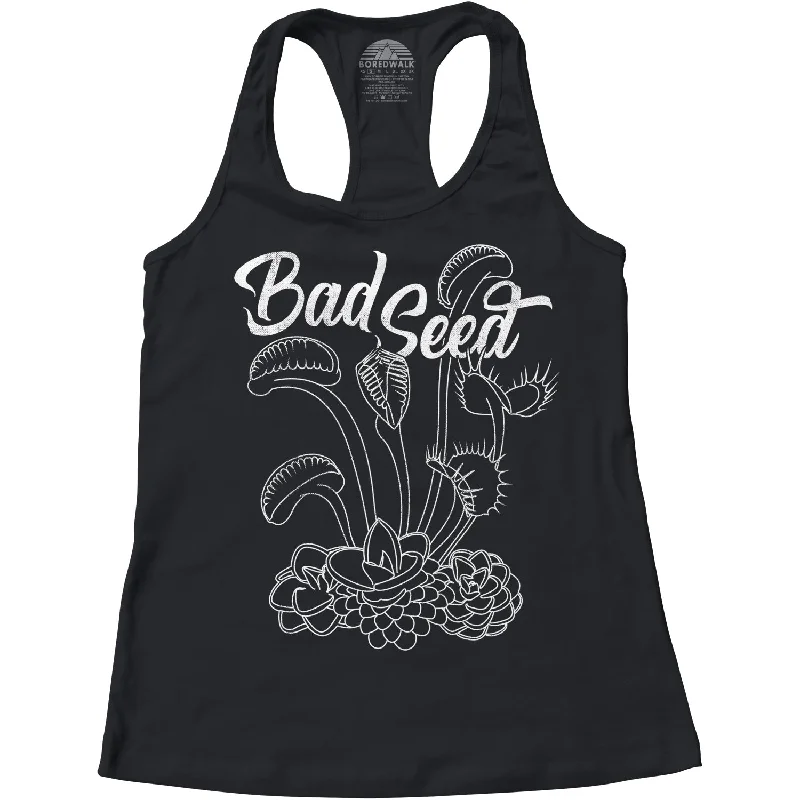Women's Bad Seed Venus Fly Trap Racerback Tank Top yoga tank top