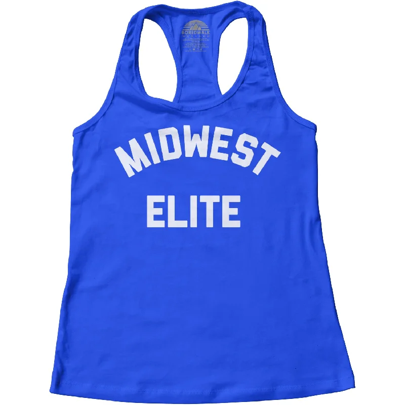 Women's Midwest Elite Racerback Tank Top halter tank top