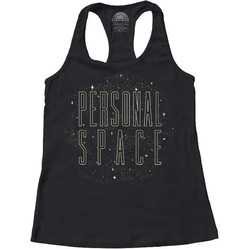 Women's Personal Space Racerback Tank Top slim fit tank