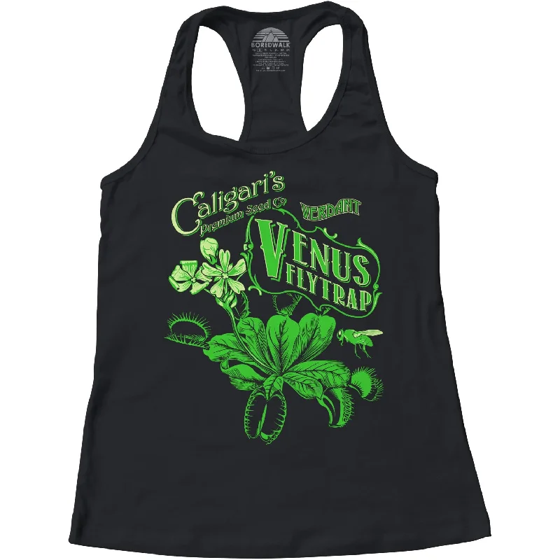Women's Venus Flytrap Racerback Tank Top long tank top