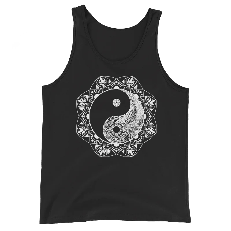 Yinyang Mandala Graphic Tank Top trendy tank top